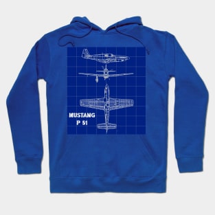 Blueprint Mustang P 51 Hoodie